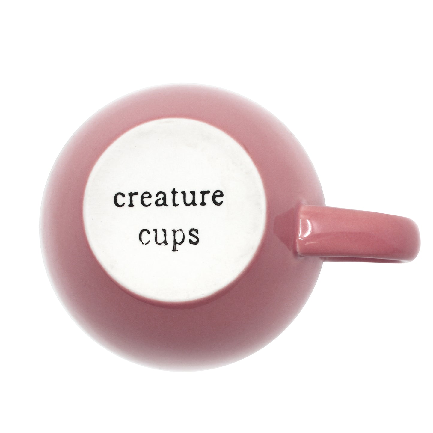 Blush pink Creature Cup bottom exterior