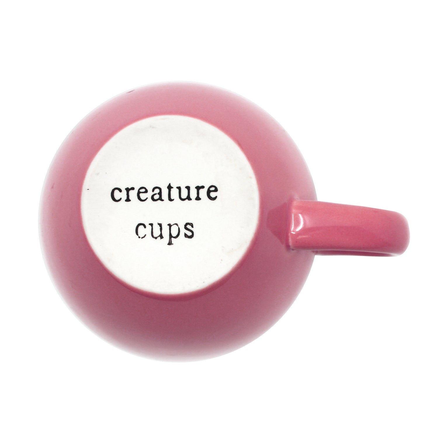 Bubblegum pink Creature Cup bottom exterior