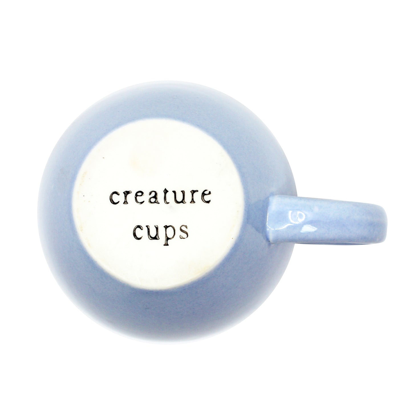 Ice Blue Creature Cup bottom exterior