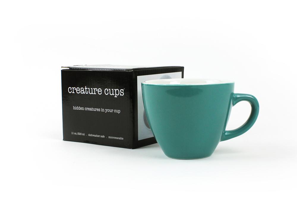 Hedgehog (Aqua Green) Land Creature Cups  - Creature Cups