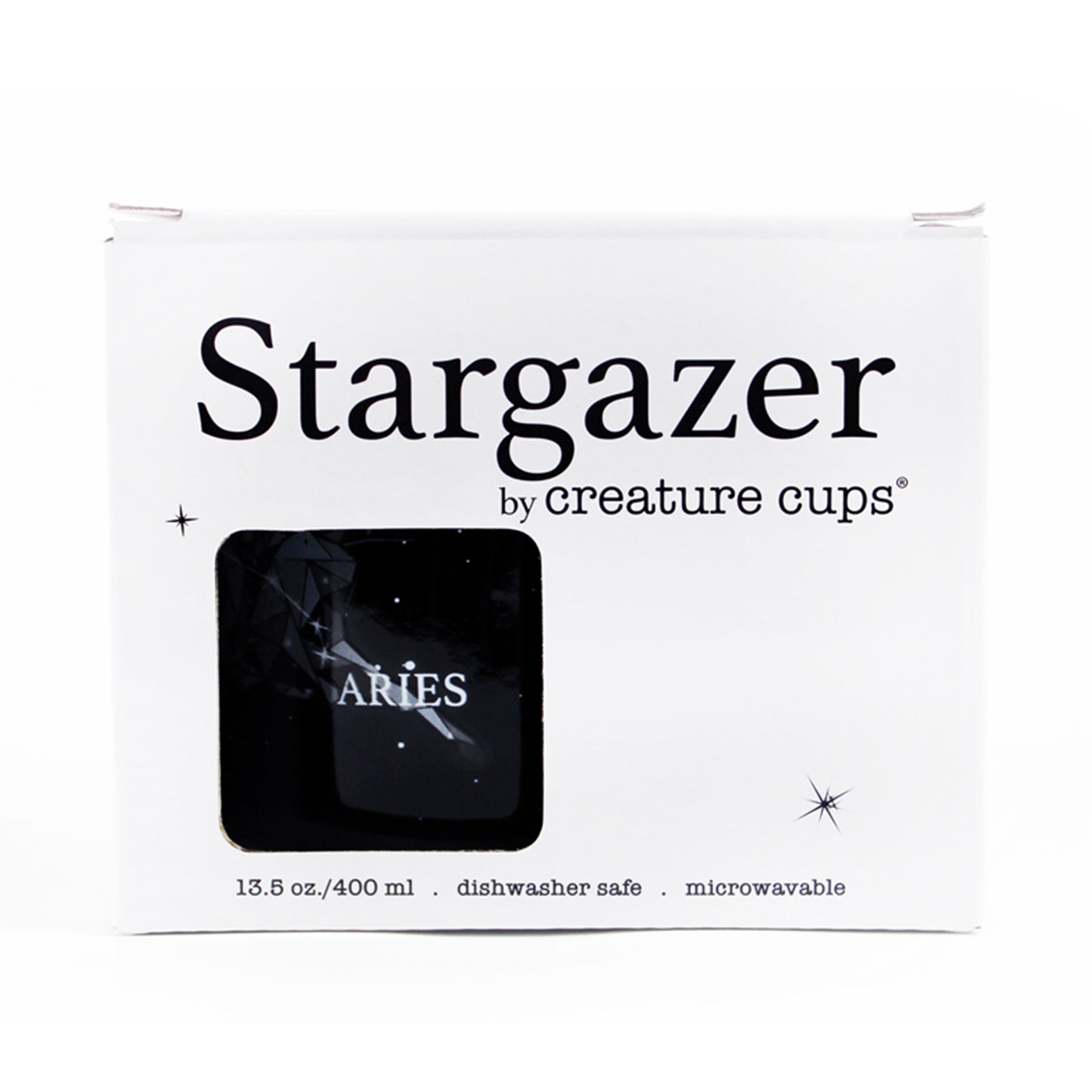 Aries Stargazer camp mug box front