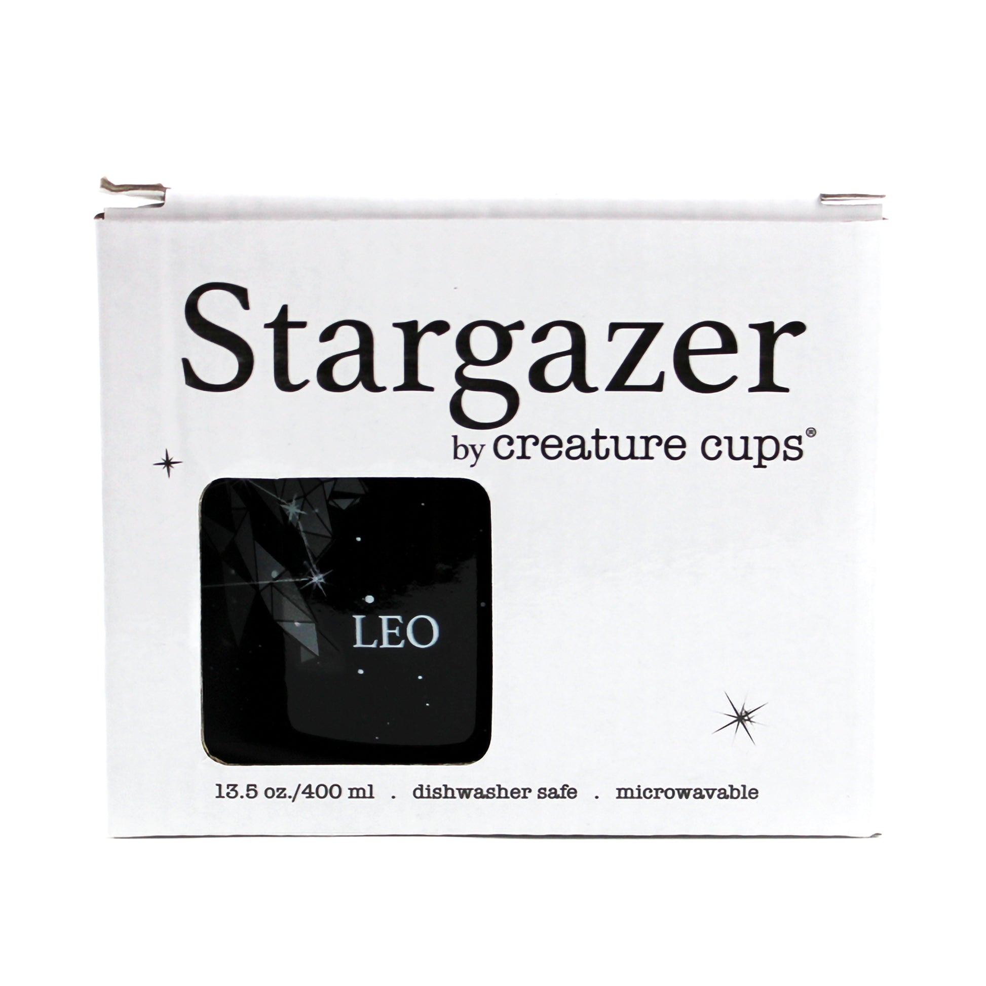 Leo Stargazer camp mug box front