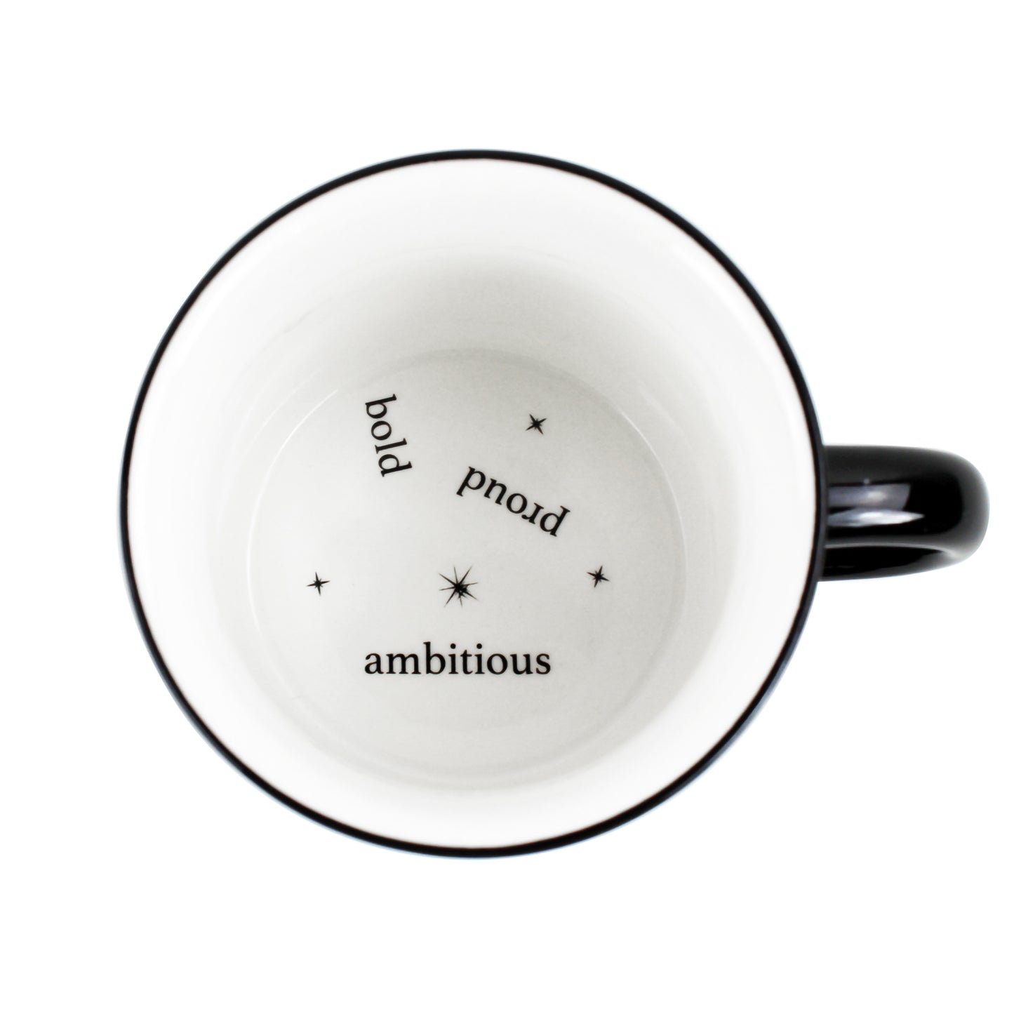 Leo Stargazer camp mug interior