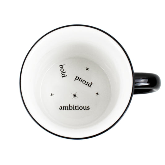 Leo Stargazer camp mug interior