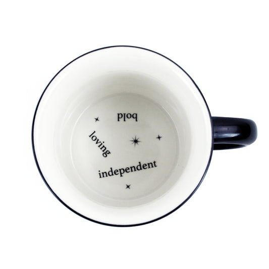 Sagittarius Stargazer camp mug interior