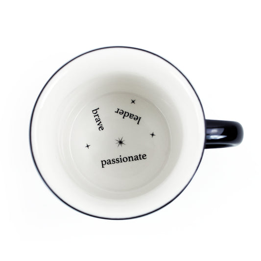 Scorpio Stargazer camp mug interior