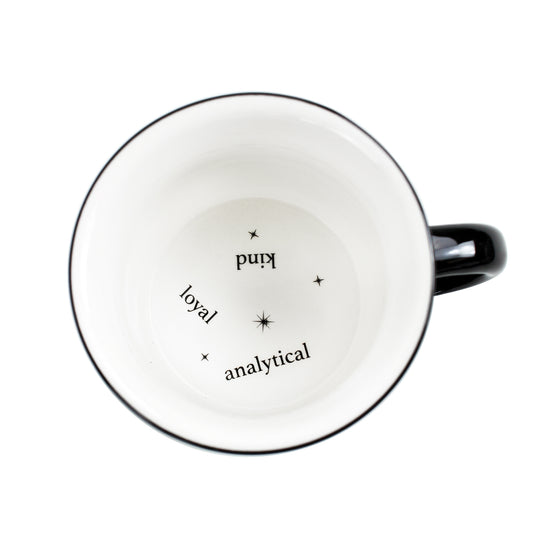 Virgo Stargazer camp mug interior