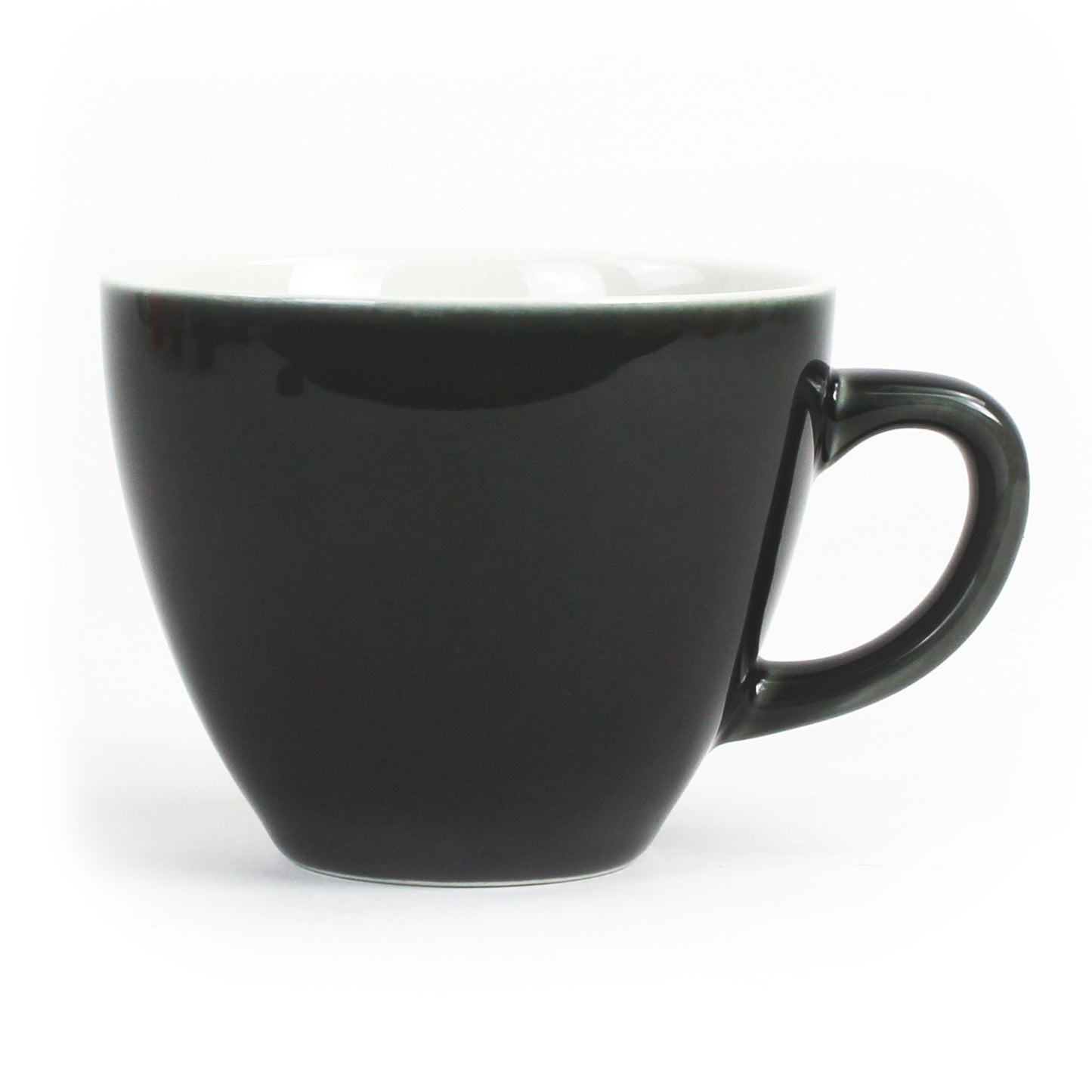 Charcoal colored Creature cup exterior side view