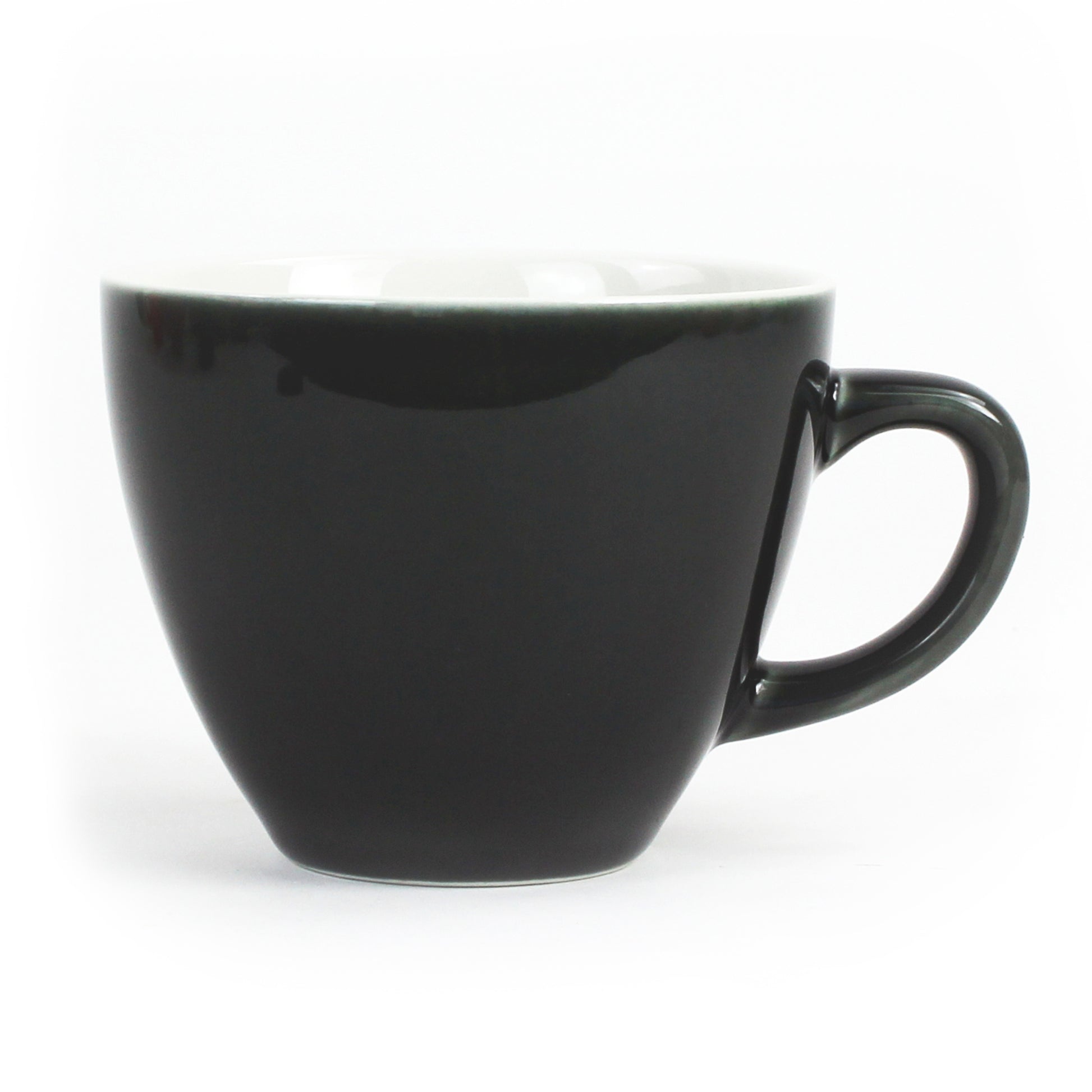 Charcoal colored Creature cup exterior side view