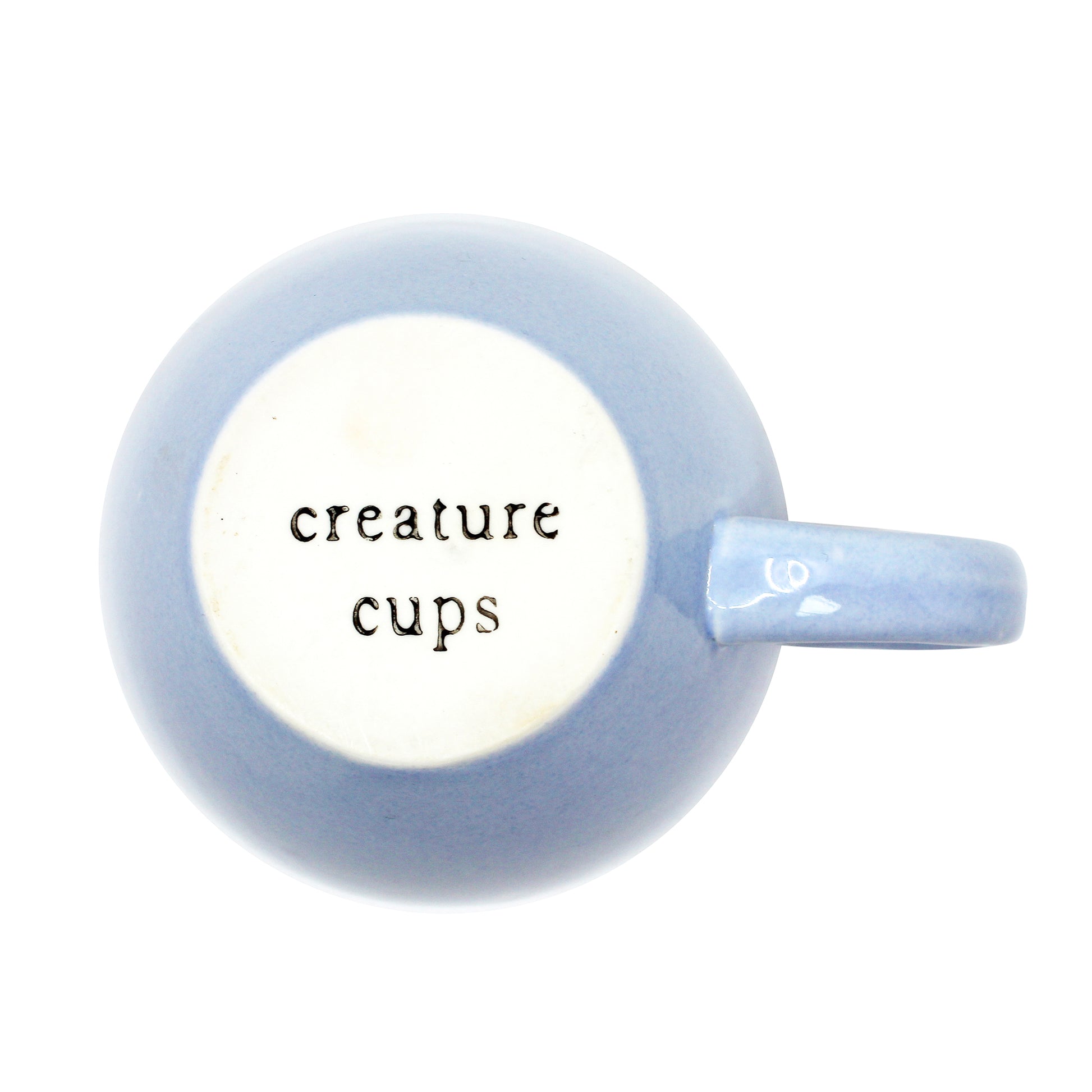 Ice Blue Creature Cup bottom exterior