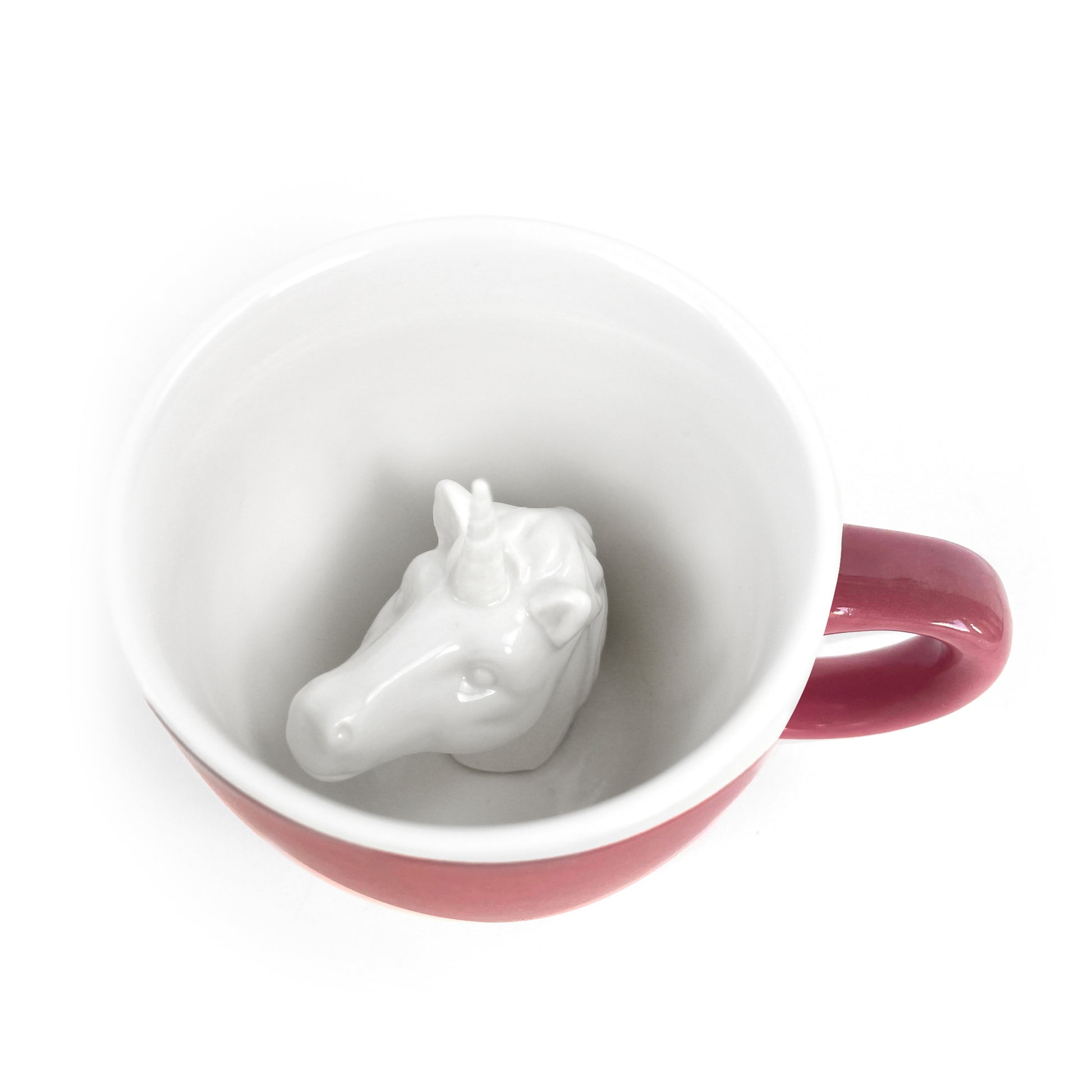 Bubblegum pink Unicorn Creature Cup interior