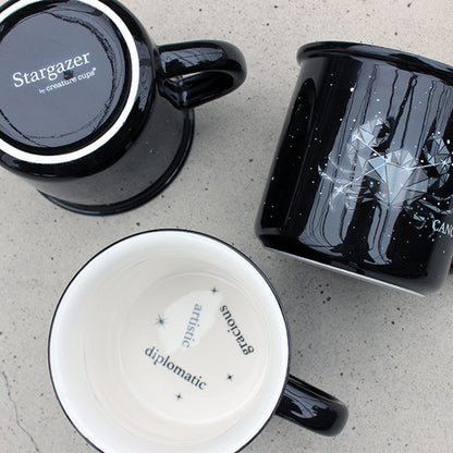 Stargazer camp mugs at different angles