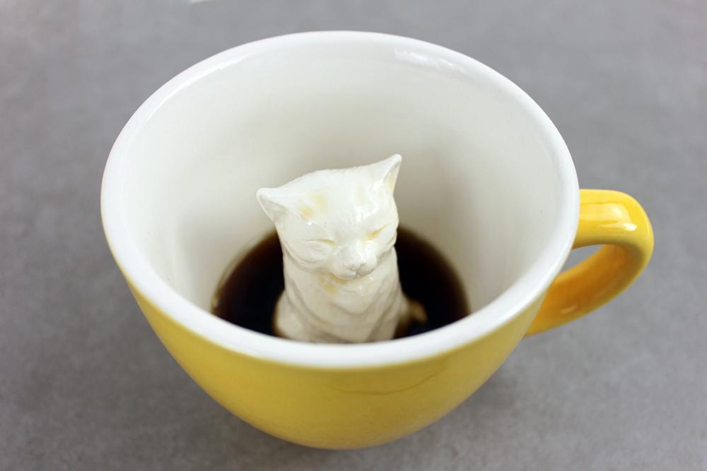 Creature Cups - 11 oz Mug - Cat Stretch (Peach) – Phoenix Gallery