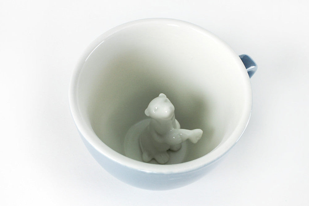 Sea Otter (Wedgewood Blue) Sea Creature Cups  - Creature Cups