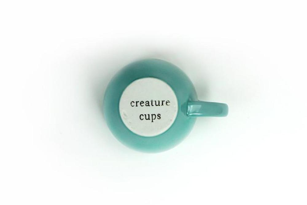 Hedgehog (Aqua Green) Land Creature Cups  - Creature Cups