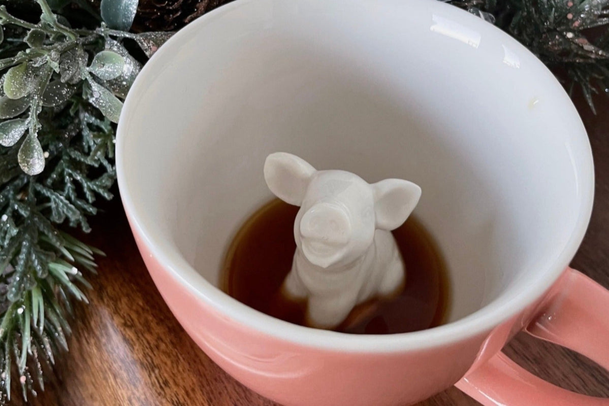 Creature Cups - 11 oz Mug - Cat Stretch (Peach) – Phoenix Gallery