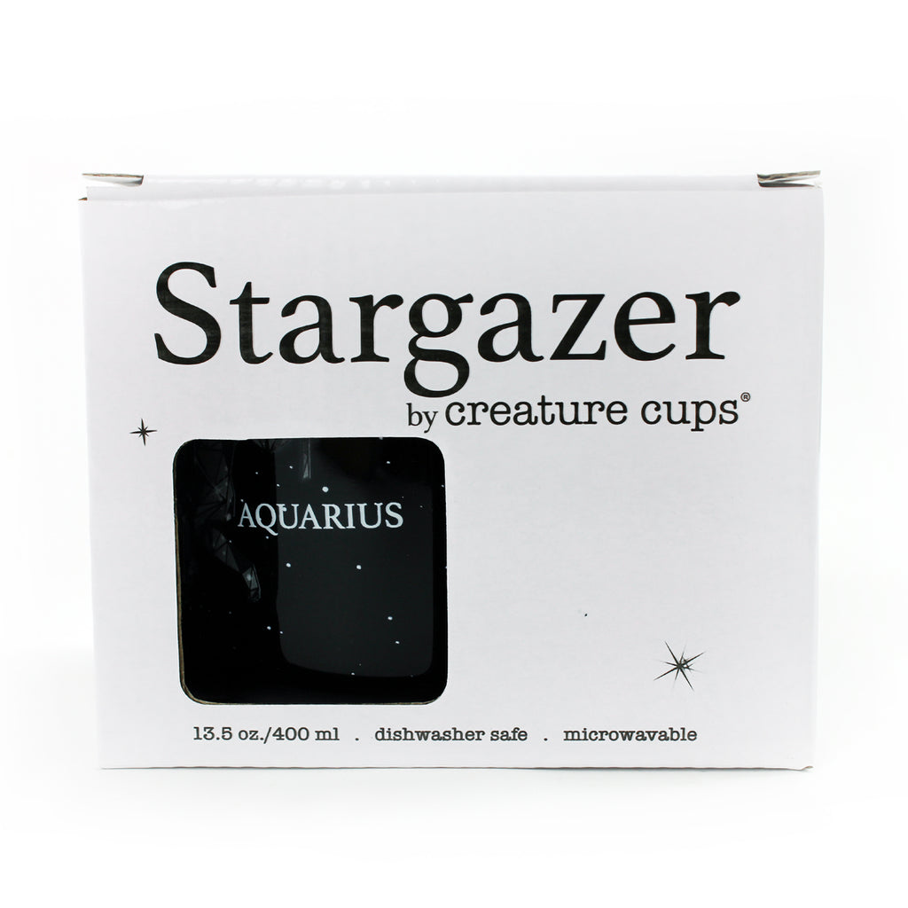 Aquarius Stargazer camp mug box front