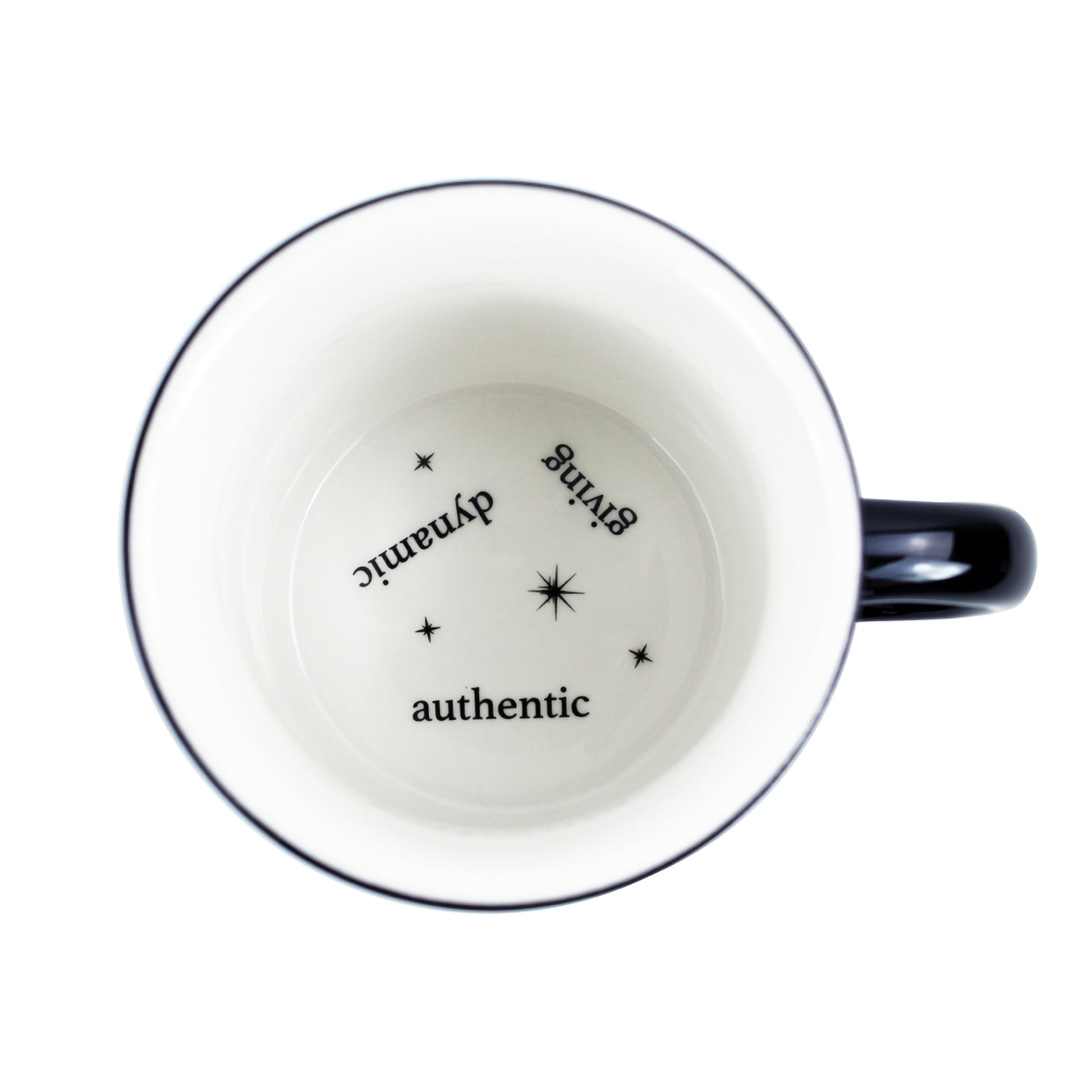 Aquarius Stargazer camp mug interior