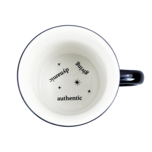 Aquarius Stargazer camp mug interior