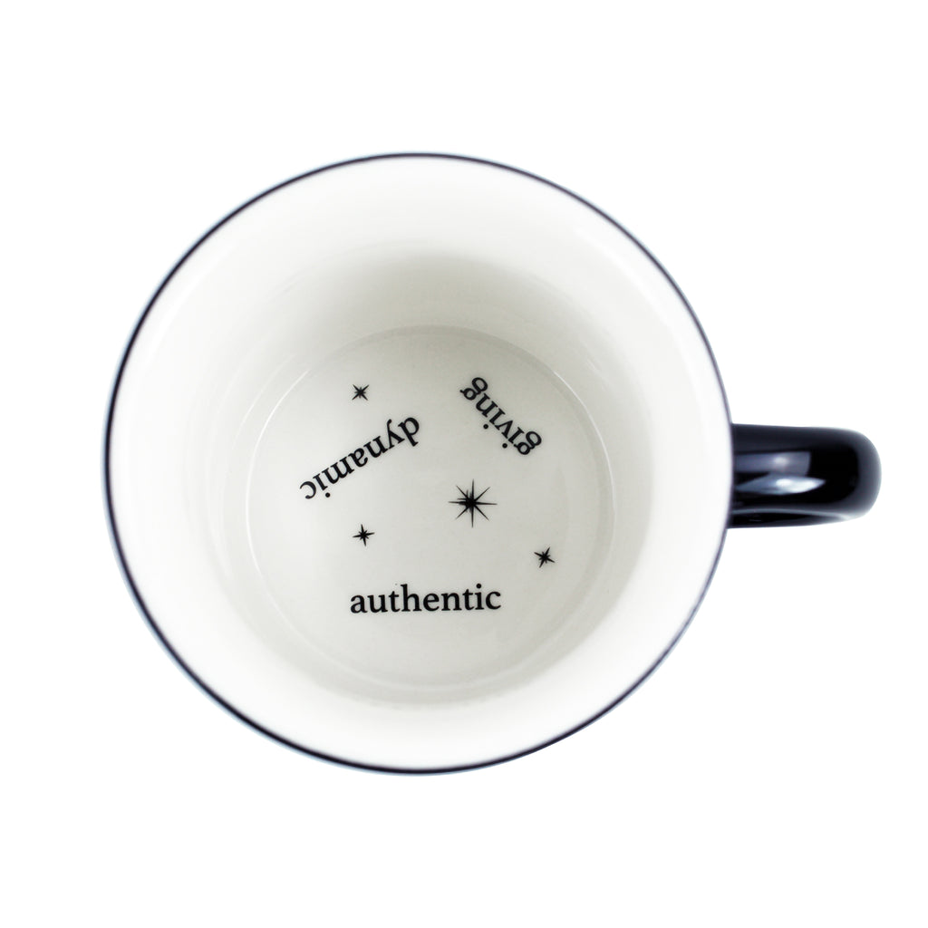 Aquarius Stargazer camp mug interior