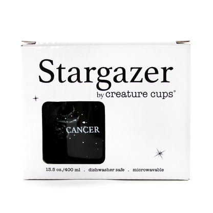 Cancer Stargazer camp mug box front