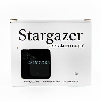 Capricorn Stargazer camp mug box front