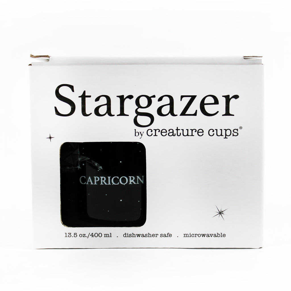 Capricorn Stargazer camp mug box front