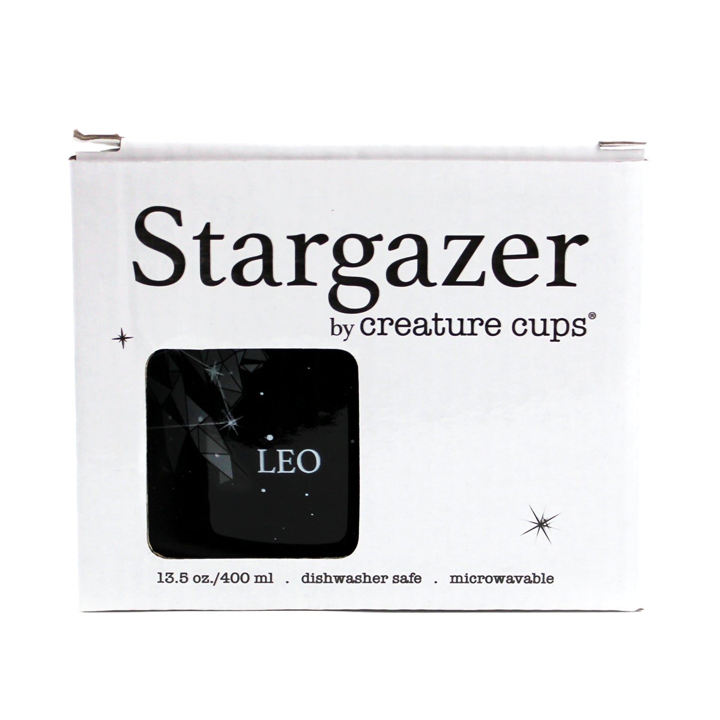 Leo Stargazer camp mug box front