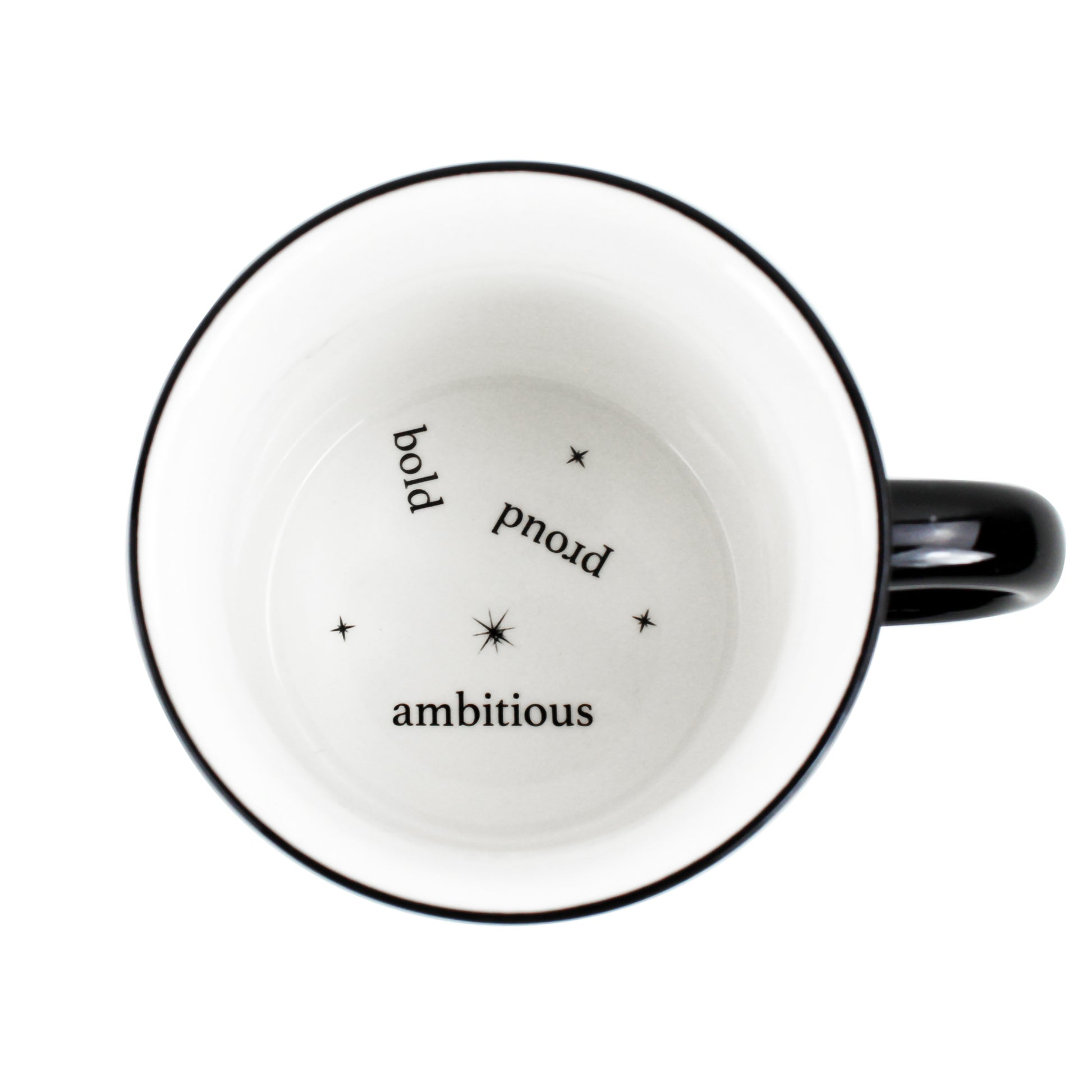 Leo Stargazer camp mug interior