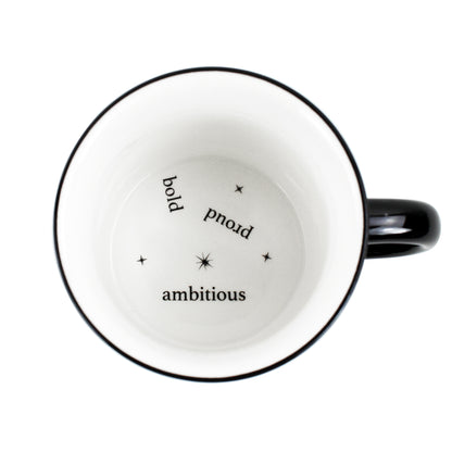 Leo Stargazer camp mug interior