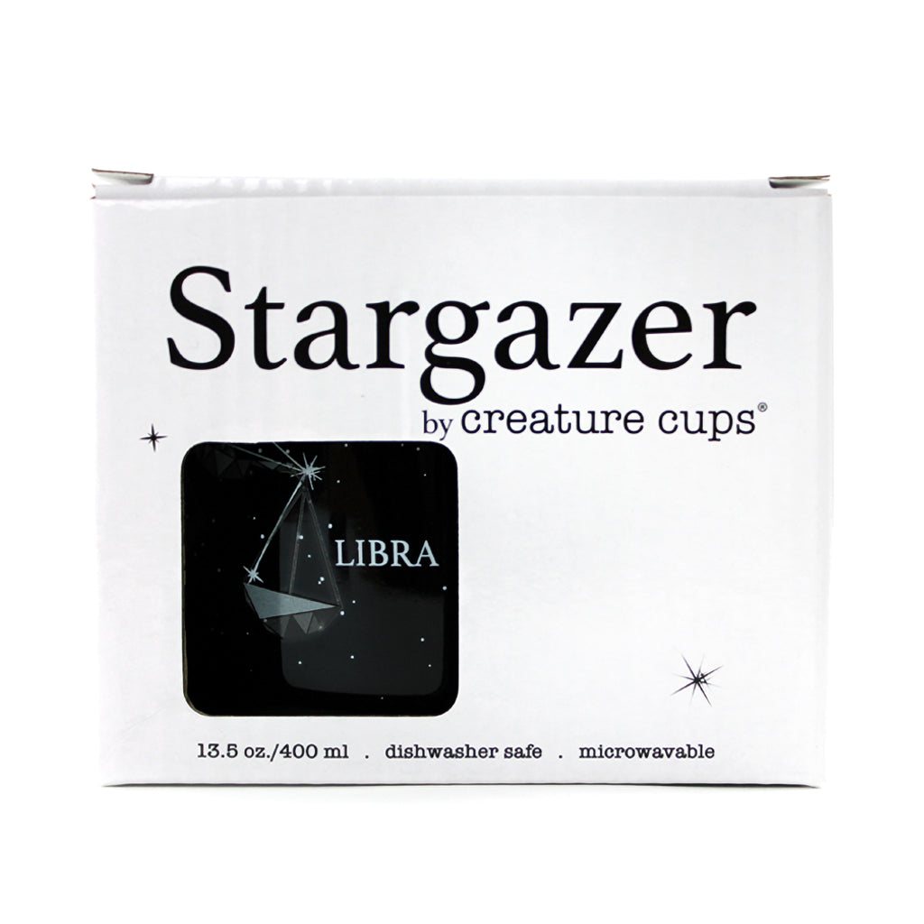 Libra Stargazer camp mug box front